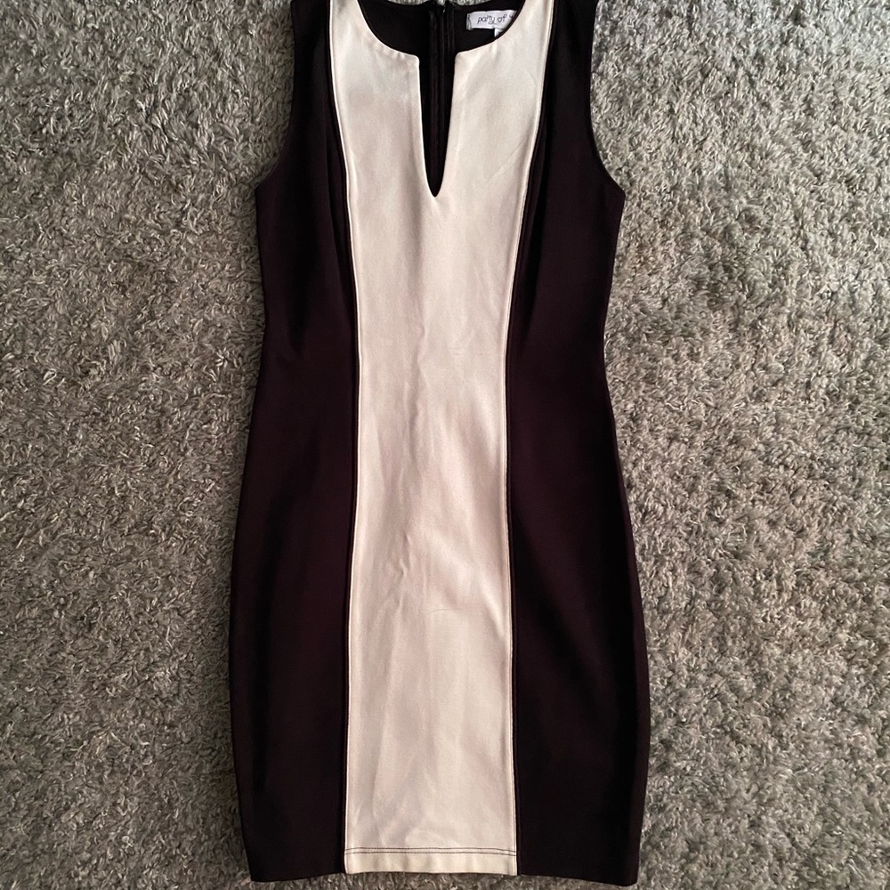 Black and white dress